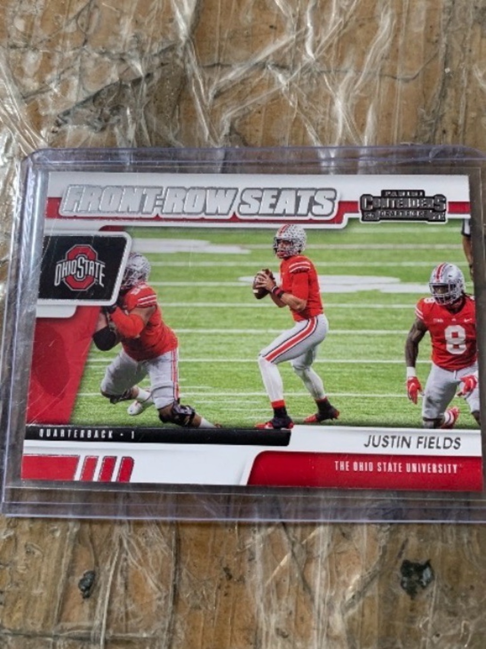 Front-Row Seats Football Card - Red Team Design